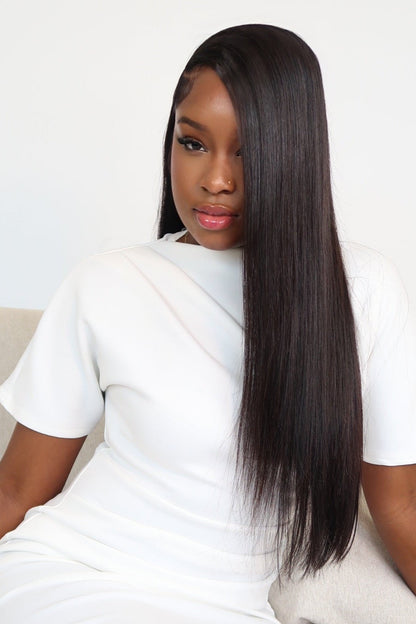 Raw Cambodian Straight HD Wig